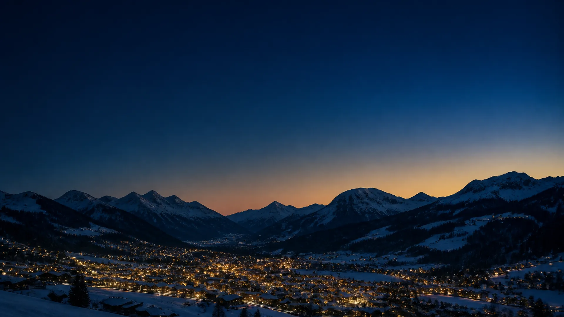 Gstaad in winter