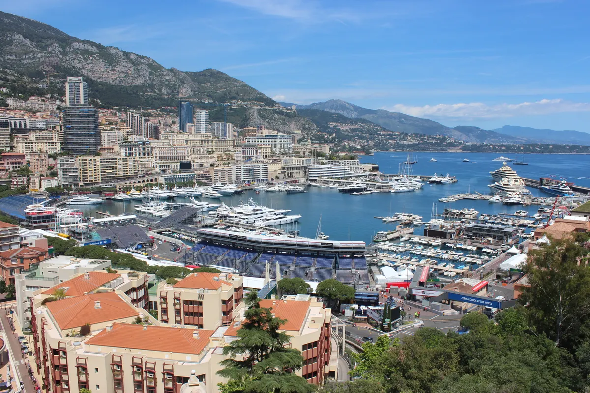 Monaco harbour and skyline