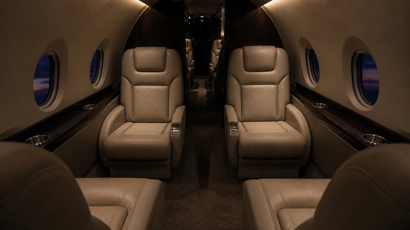 Beechcraft King Air 350i cabin