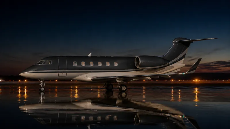 Bombardier Challenger 350 side profile