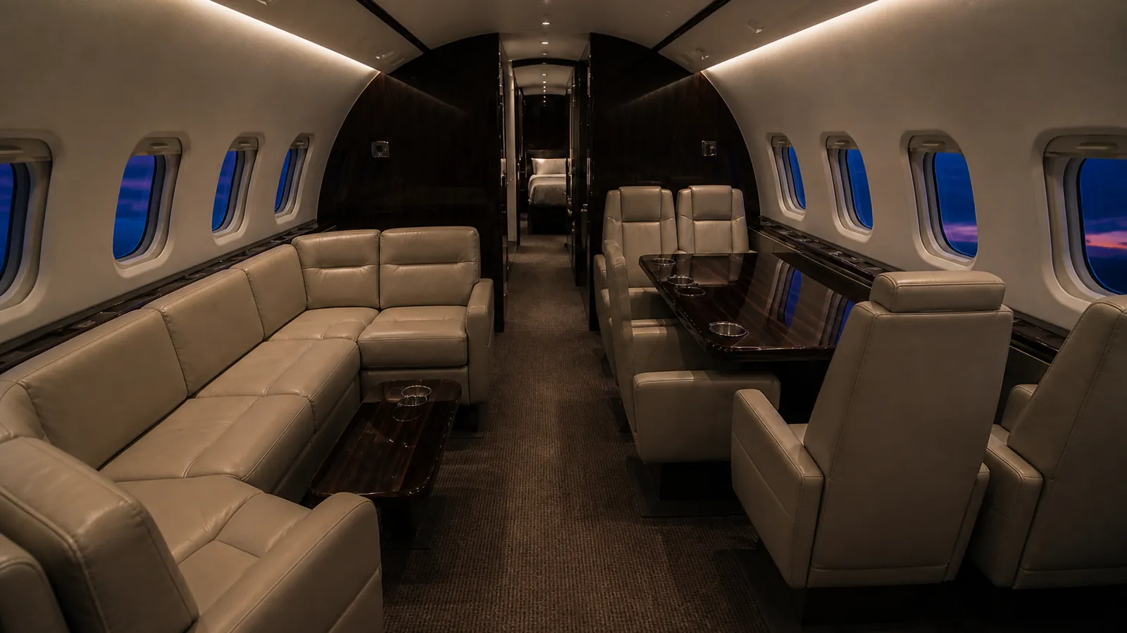 Bombardier Global 7500 cabin