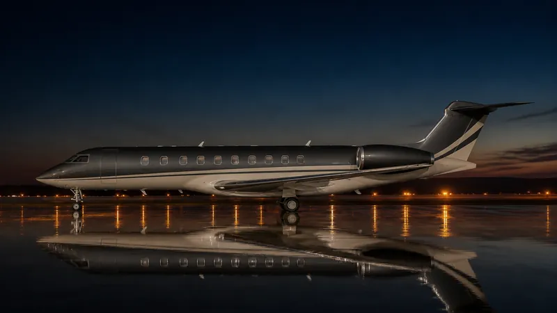 Bombardier Global 7500 side profile
