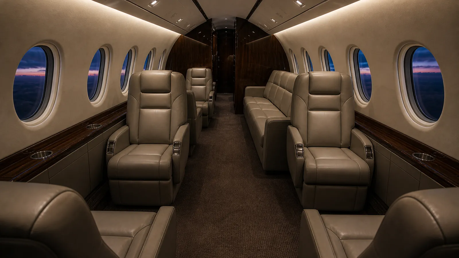 Cessna Citation Longitude cabin