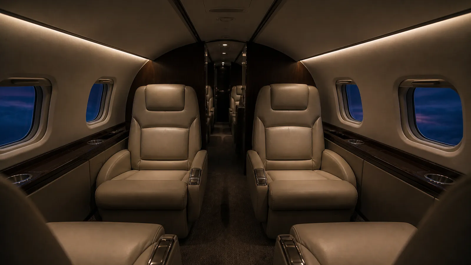 Daher TBM 960 cabin