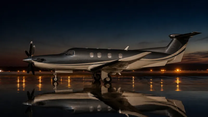 Daher TBM 960 side profile