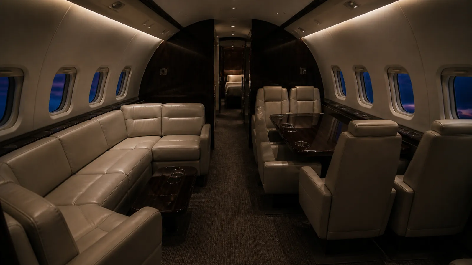 Dassault Falcon 8X cabin