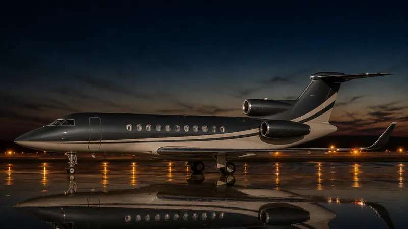 Dassault Falcon 8X side profile