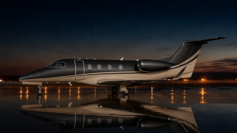 Embraer Phenom 300E side profile