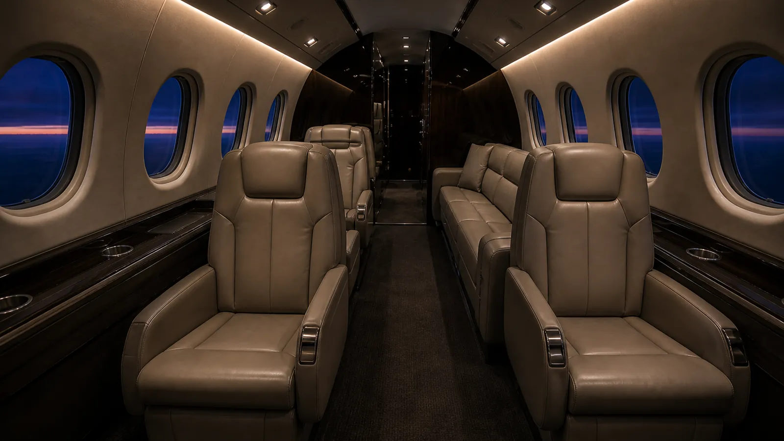 Embraer Praetor 600 cabin