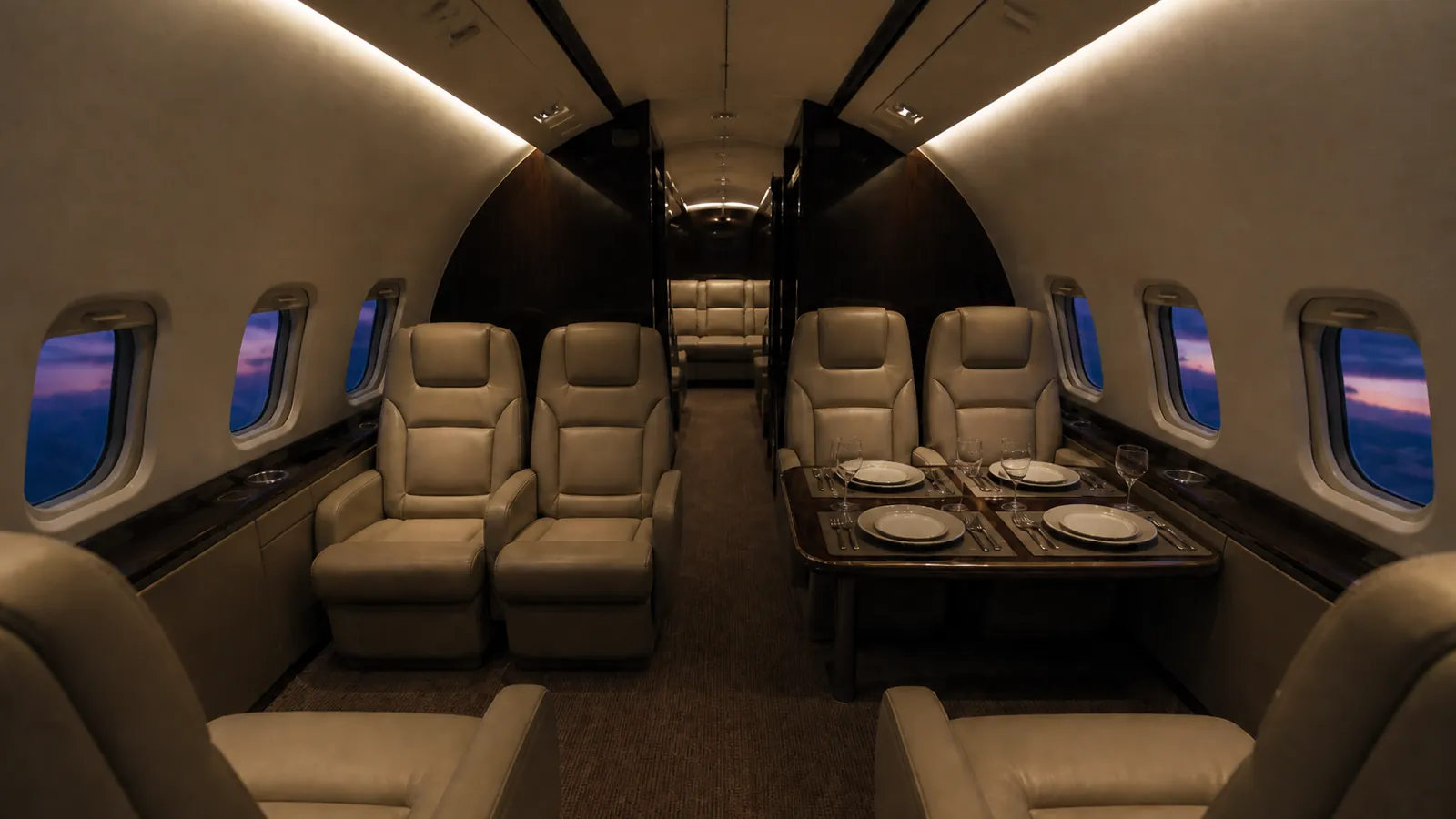 Gulfstream G450 cabin