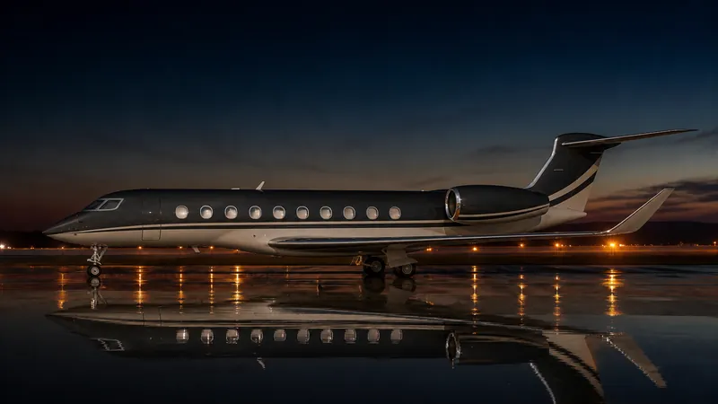 Gulfstream G650ER side profile