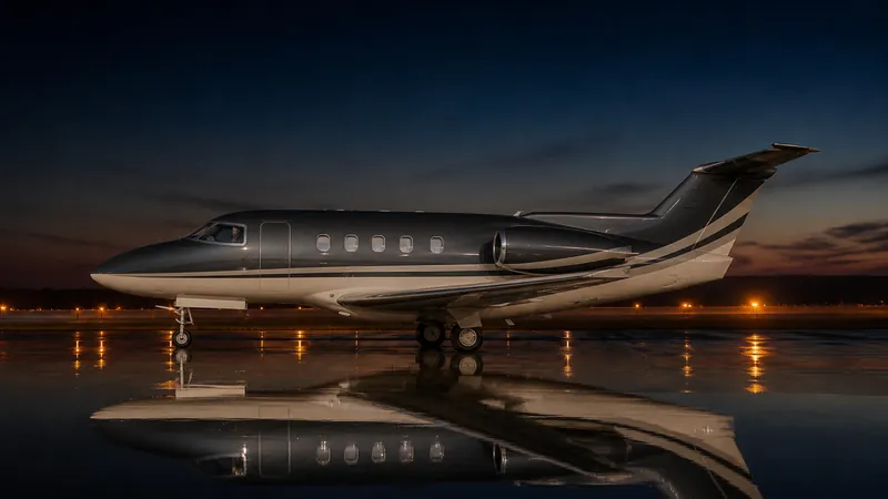 Hawker 900XP side profile