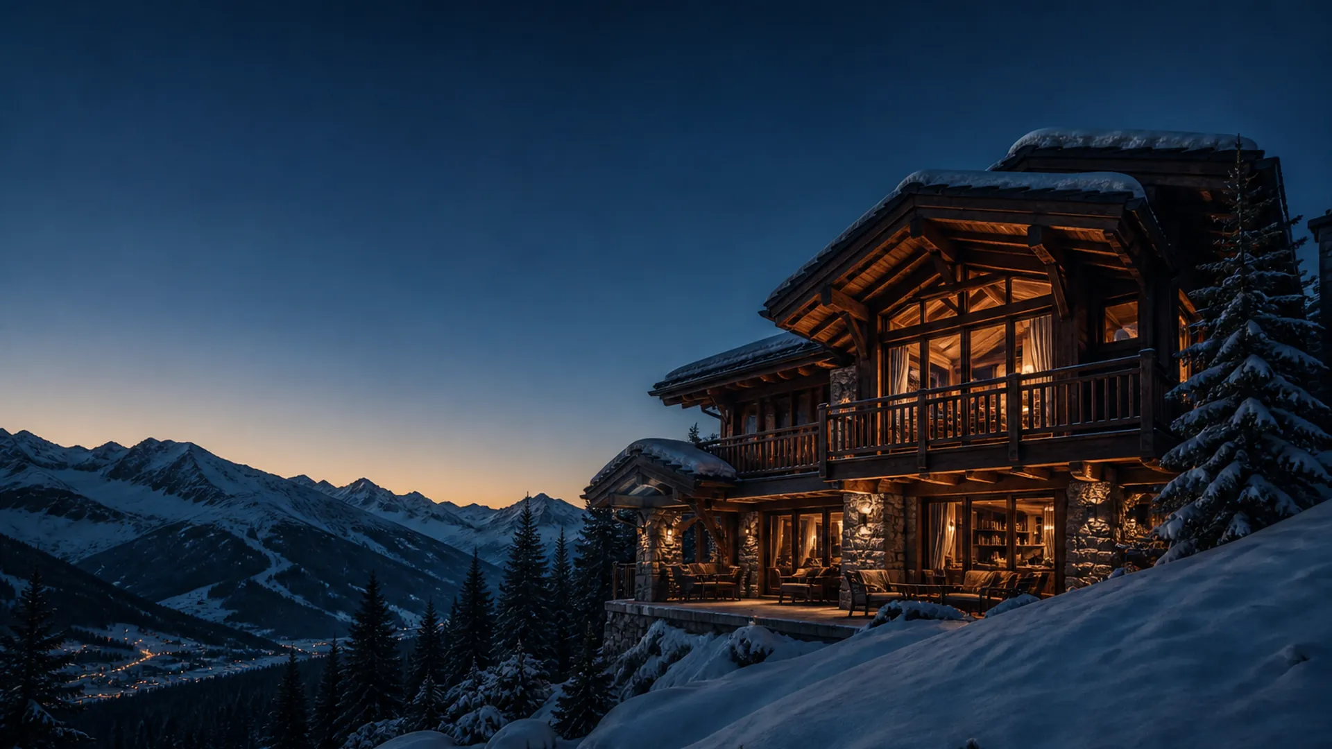 The French Alps above Courchevel