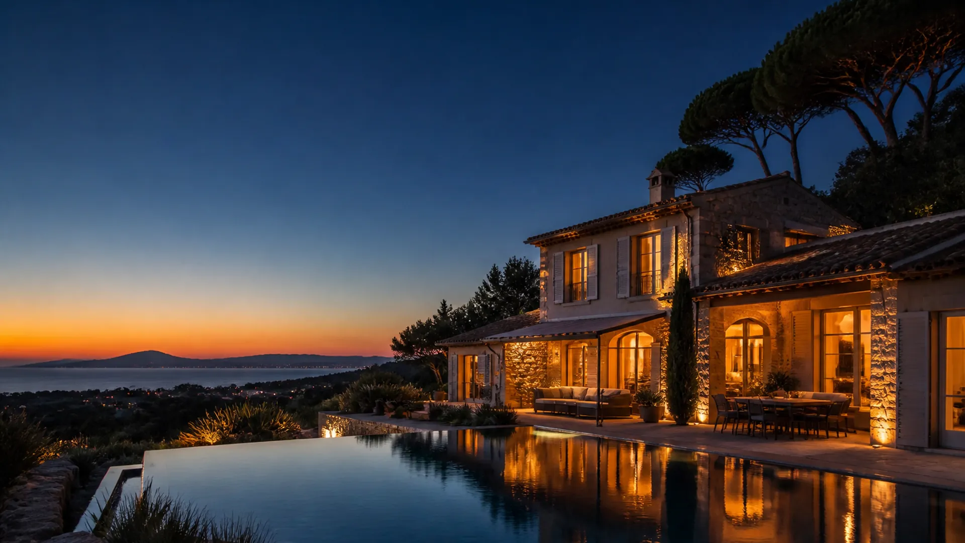 The Saint-Tropez coast